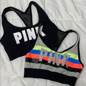 2 Victoria Secret PINK sports bra! TWO FOR $18